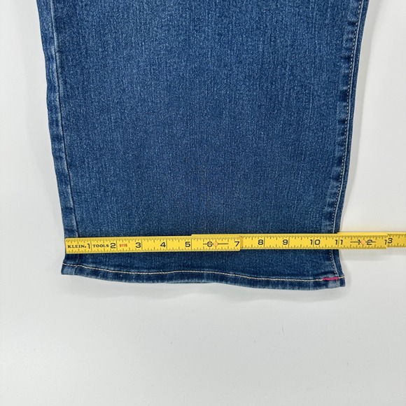 $164 NWT True Religion Bobbi Low Slung Baggy Medium Wash Jeans Pink Stitch 30 - Picture 12 of 15